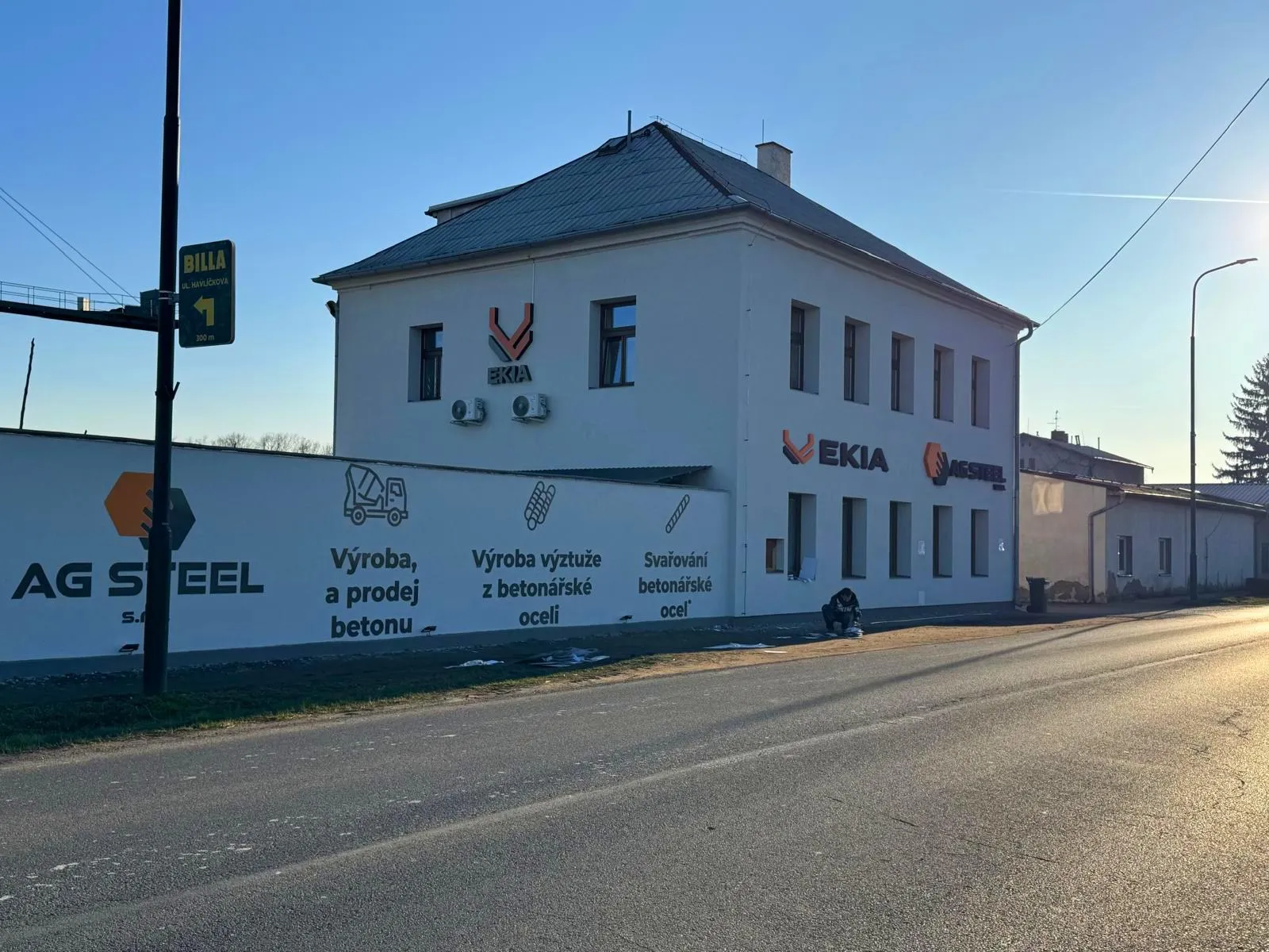 Provozovna AG STEEL a EKIA v Libochovicích, Havlíčkova 129
